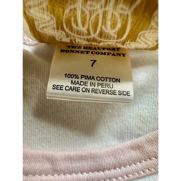 TBBC Icing On The Cake Short Sleeve Knit Polly Play Dress White Pink Preppy 7 - Picture 8 of 8